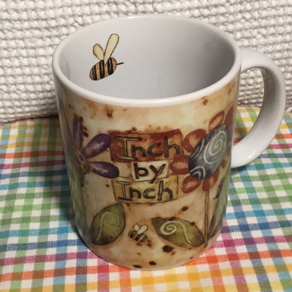 Vintage Inch By Inch Life’s A Cinch~Karen Hillard Crouch Mug~Lang & Wise~2001 - Picture 3 of 8